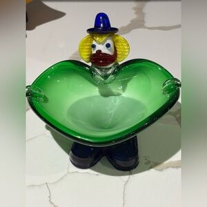 Murano 1960’s Clown Dish Ashtray